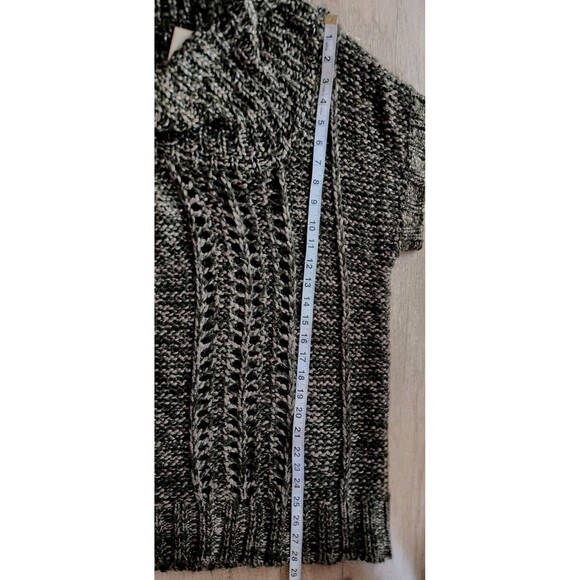 Mudd Woman's XL Tunic Sweater Y2K Cowl Neck‎ NWT Green Metallic - Picture 6 of 6